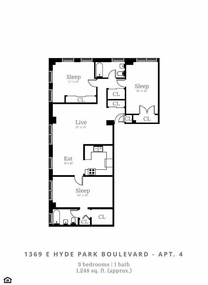 1369 E Hyde Park Blvd Studio-3 Beds Apartment for Rent - Photo Gallery 22